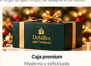 Caja premium verde